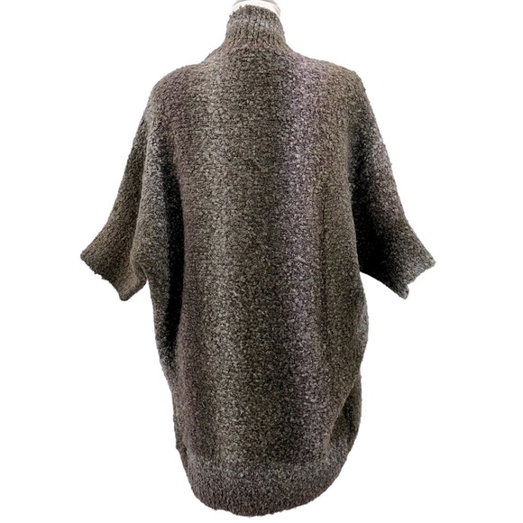 Kerisma Wool Blend Longline Nubby Cocoon Open Cardigan Sweater Size Small/Medium - Picture 3 of 9